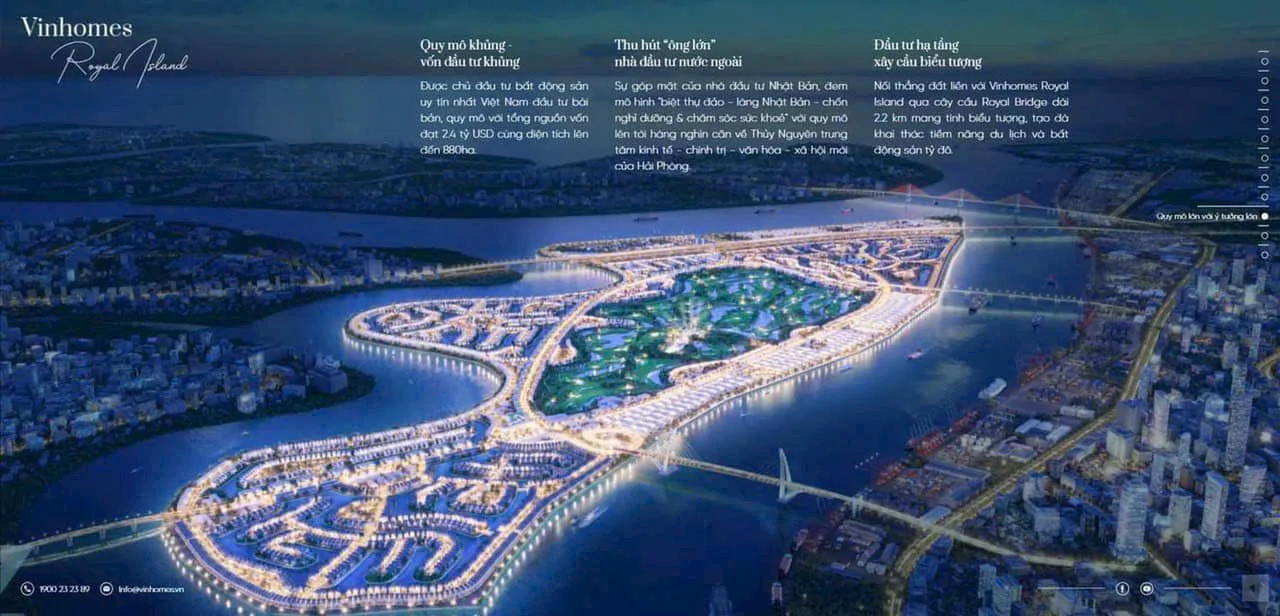 Tổng quan dự án đảo Vũ yên-Vinhomes Royal Island