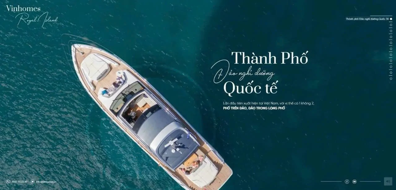 Bến du thuyền là một trong những hạng mục tiện ích đẳng cấp tại Khu đô thị Vinhomes vũ yên