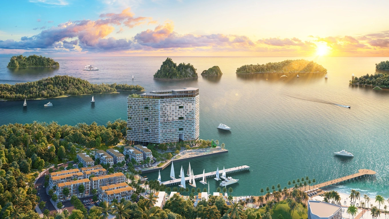 Tòa tháp Thanh Long mang đến không gian sống biệt lập, riêng tư, nhưng vẫn dễ dàng kết nối với chuỗi tiện ích đẳng cấp tại Xanh Island
