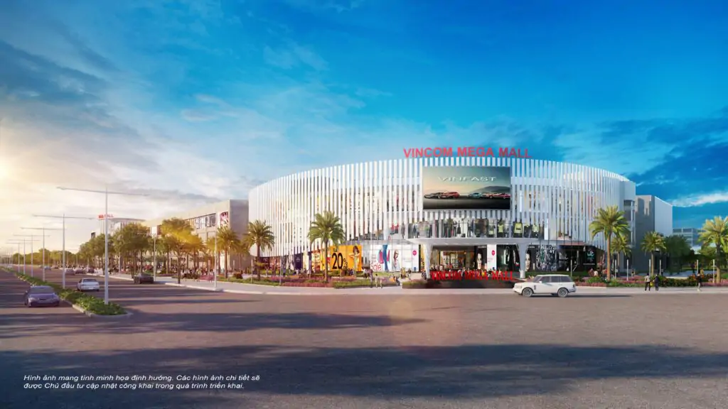 Hệ thống Trung tâm thương mại Vincom Megamall có mặt tại quần thể Vinhomes Vũ yên