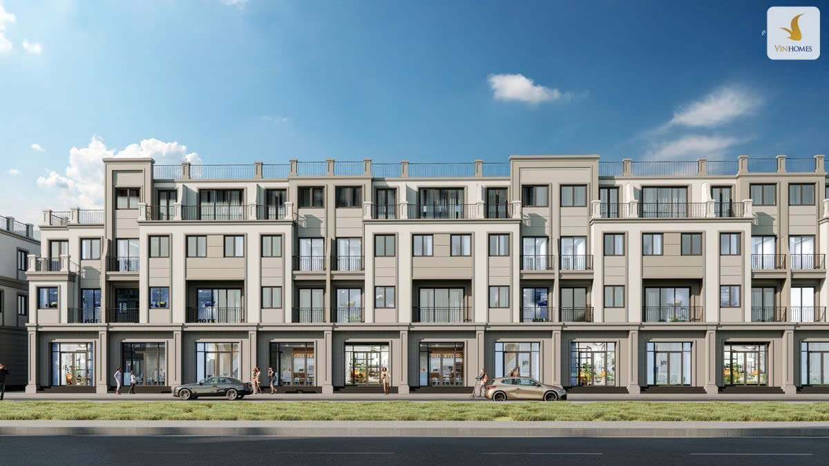 các căn liền kề chiếm đa số tại VInhomes Dương Kinh