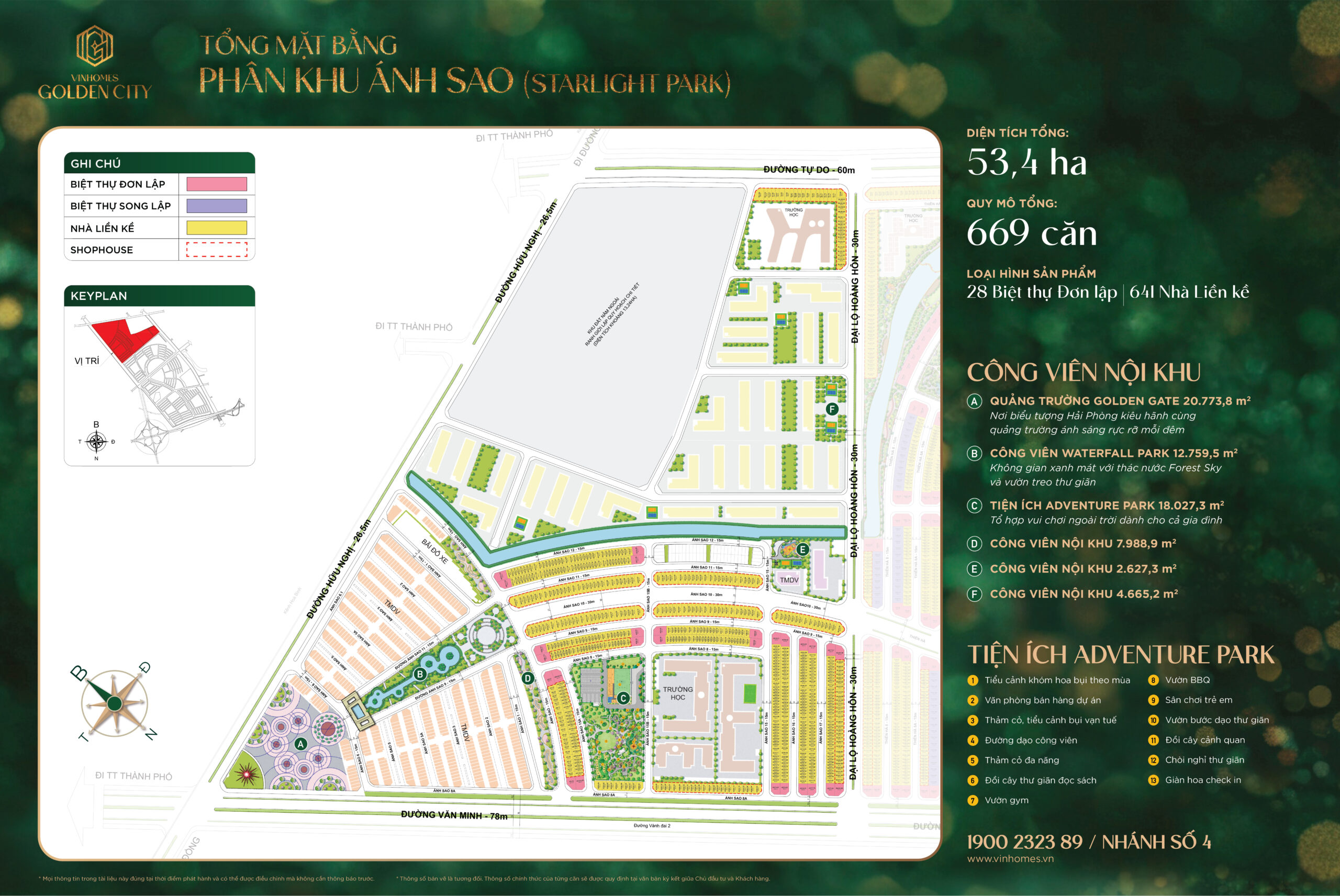 Phân Khu Ánh Sao Vinhomes Dương Kinh