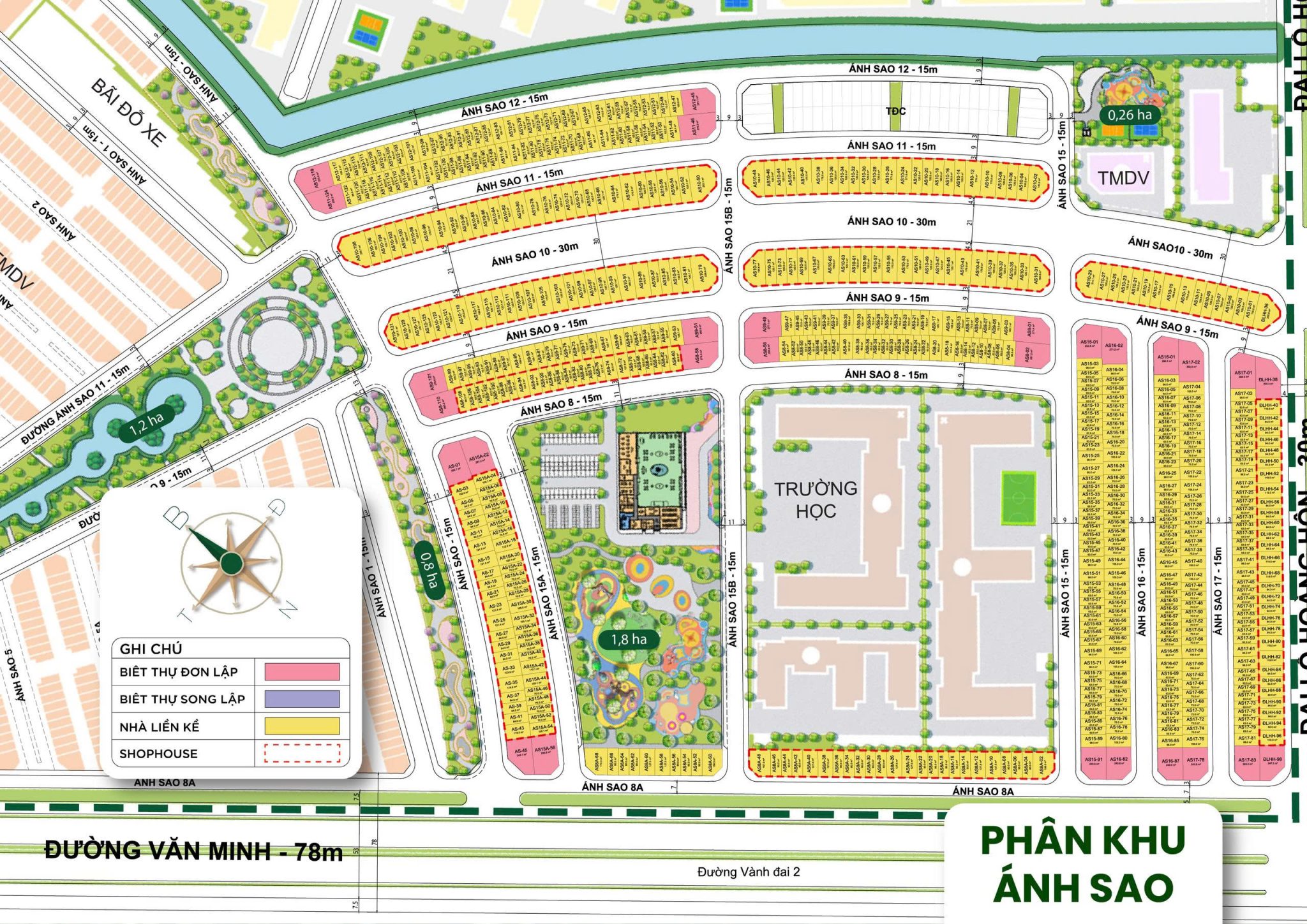 Phân Khu Ánh Sao Vinhomes Dương Kinh