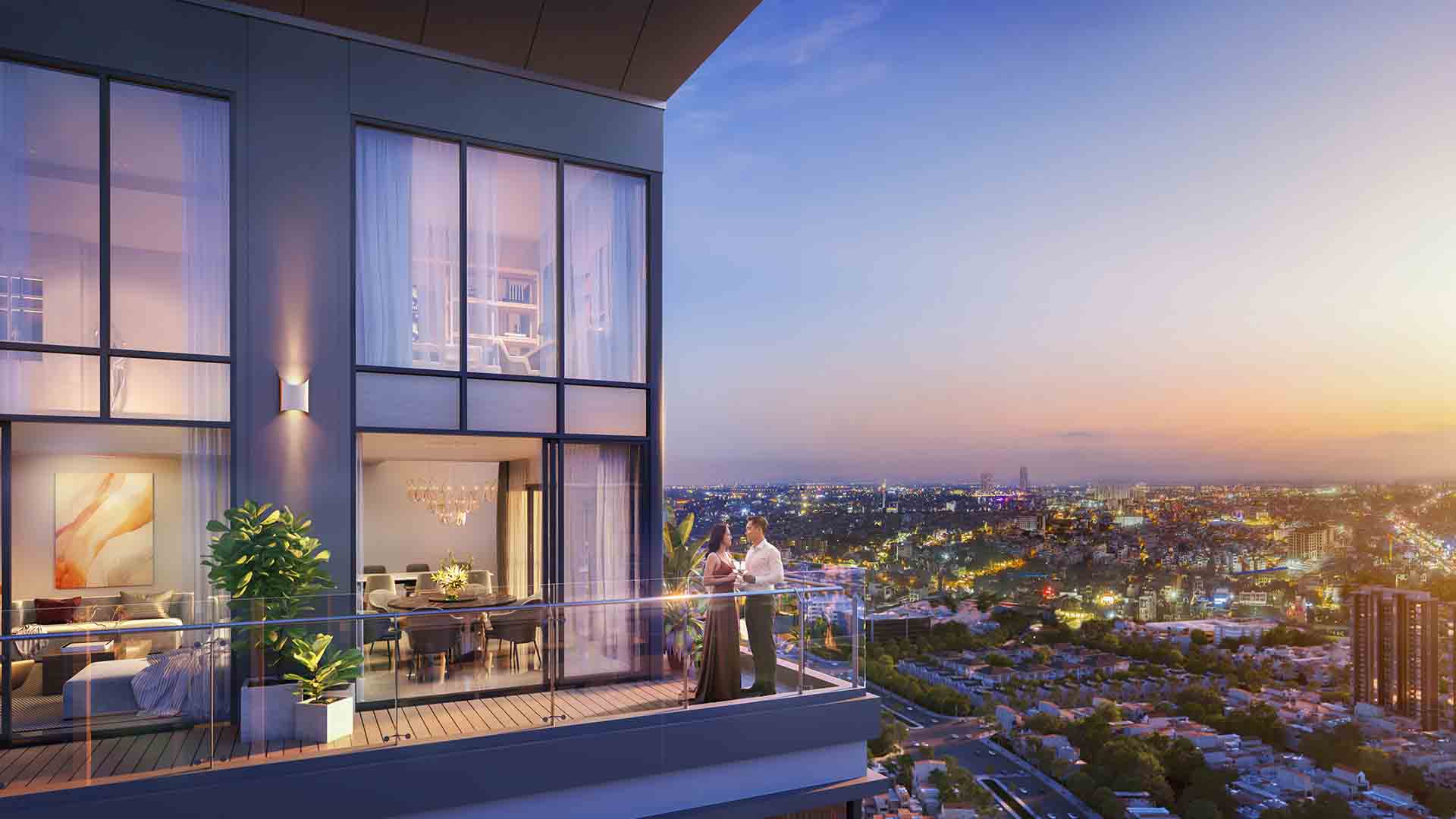 Căn hộ Penthouse thông tầng