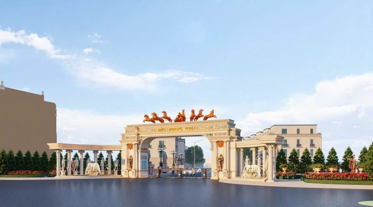 Cổng chào Hoàng Gia-Vinhomes Royal Island
