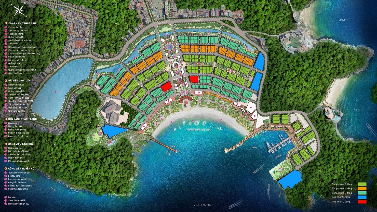 MẶT BẰNG DỰ ÁN SUN GROUP CÁT BÀ