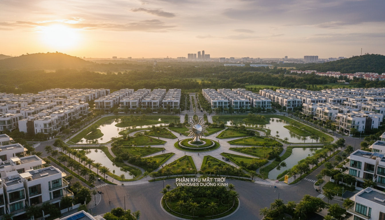 Phân Khu Mặt Trời Vinhomes Dương Kinh