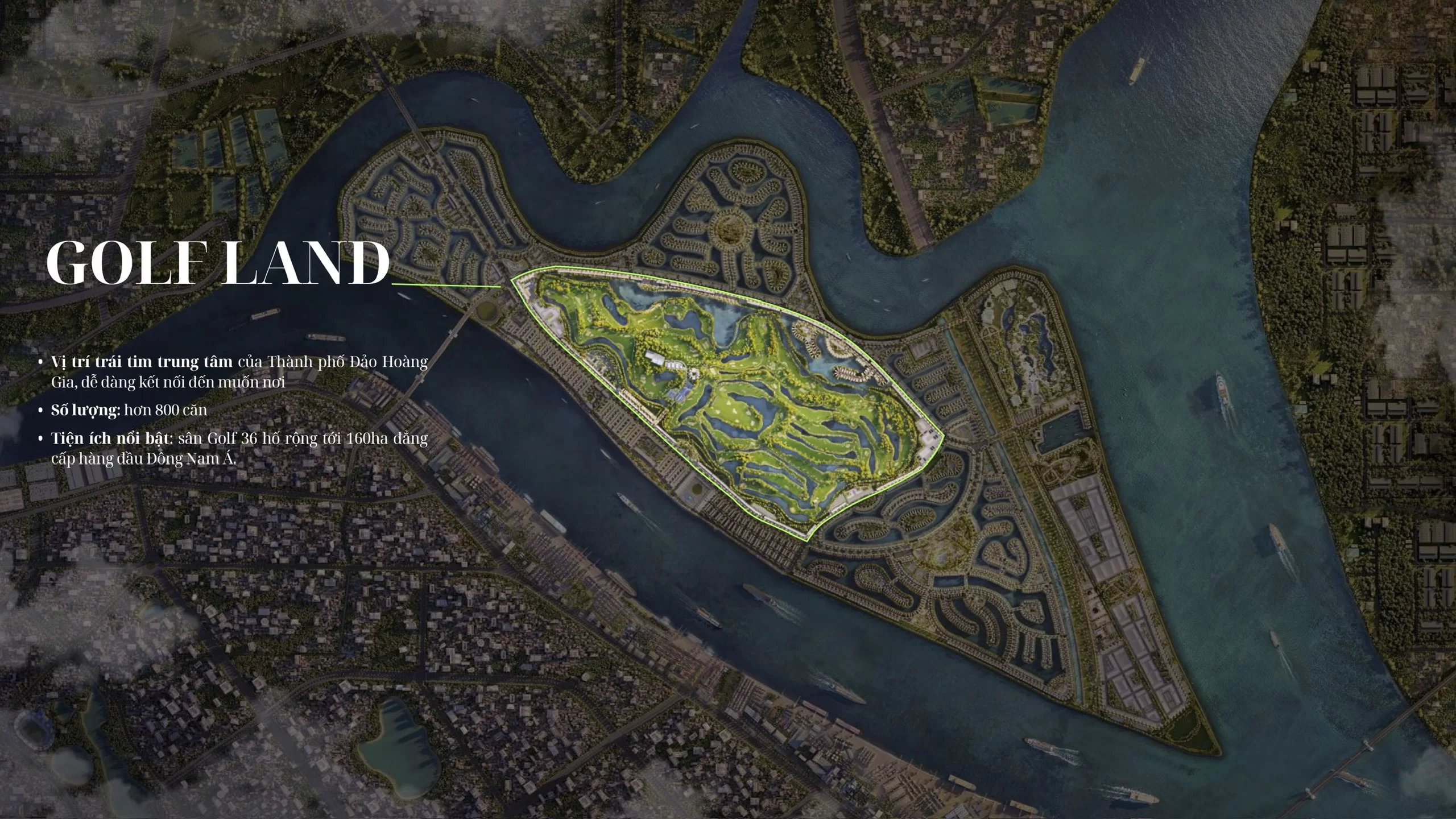 Phân khu Golfland tại dự án Vinhomes Royal Island