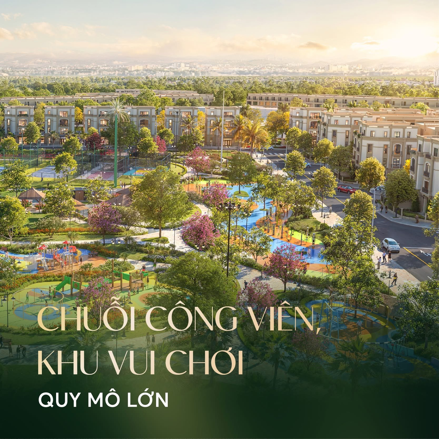 (5 đại công viên chủ đề tại Vinhomes Golden City được quy hoạch kỳ công)